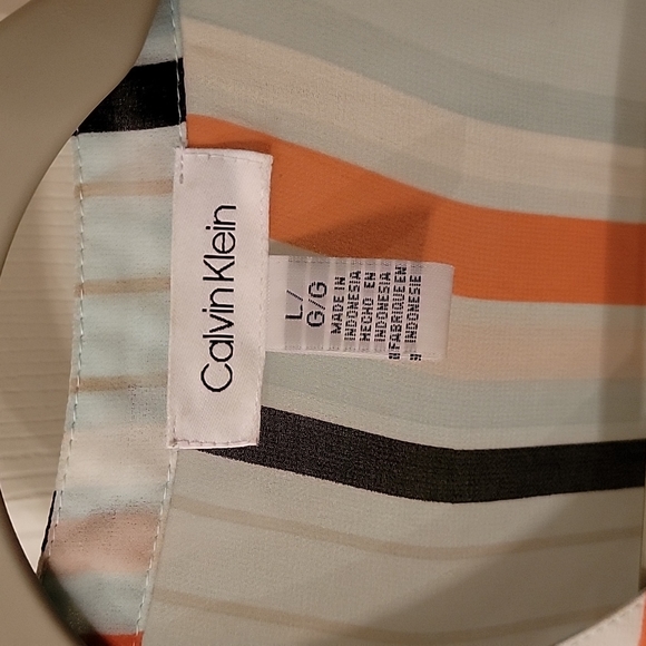 Calvin Klein Sheer Blouse - Picture 2 of 6